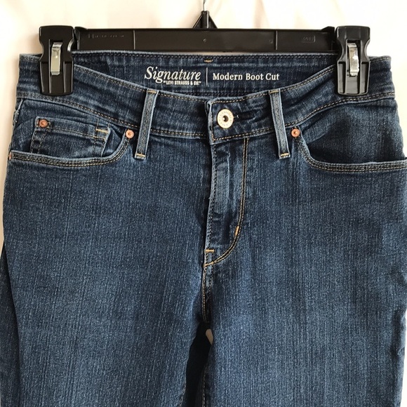 Levi’s Signature modern boot cut blue jeans - Picture 2 of 12